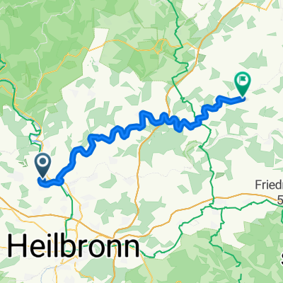 Bad Wimpfen - Westernhausen 54km