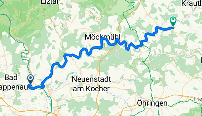 Bad Wimpfen - Westernhausen 54km