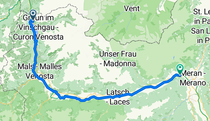 Reschen - Meran