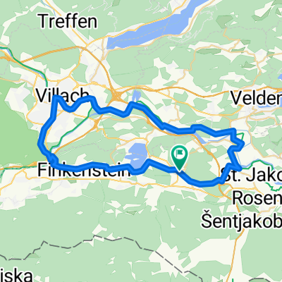 Ledenitzen - Föderlach - Villach - Finkenstein - Faak am See