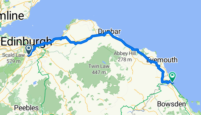 Dunnikier Way to Berwick-upon-Tweed