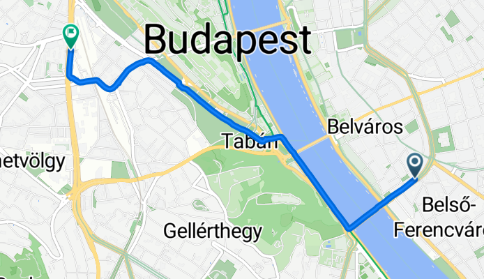 Kálvin tér - Nagyenyed utca