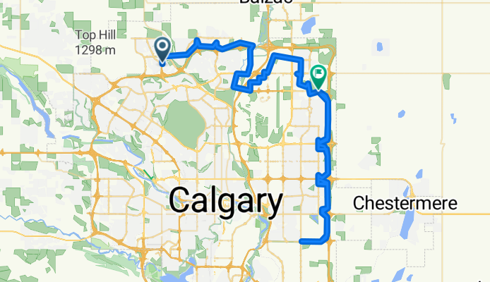 Kincora Hill NW, Calgary to Saddlecrest Blvd NE, Calgary