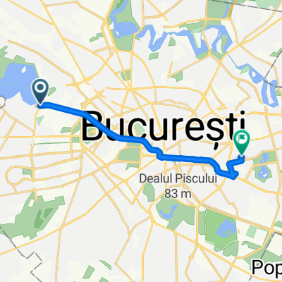 Aleea Lacul Morii, București to Strada Fildeșului, București