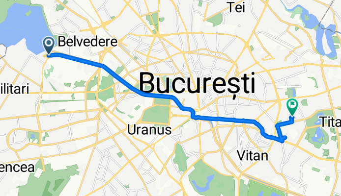 Aleea Lacul Morii, București to Strada Fildeșului, București