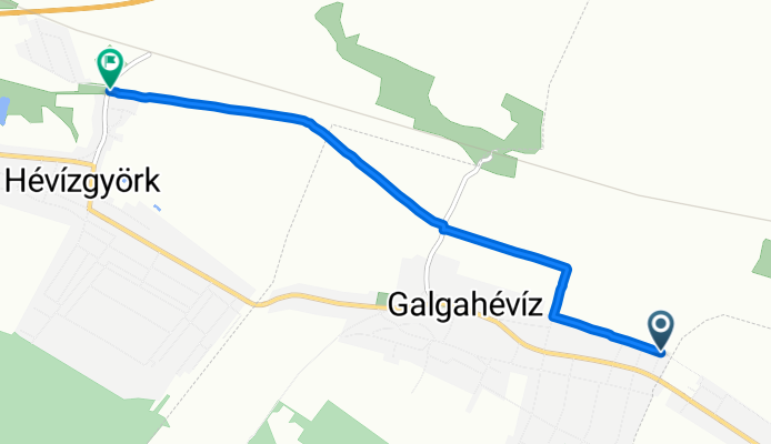 Fő út, Tura - Szt Erzsébet utca, Hévízgyörk