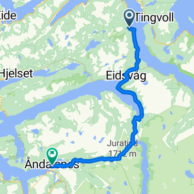 Sørlandsvegen, Angvik to Strandgata, Åndalsnes