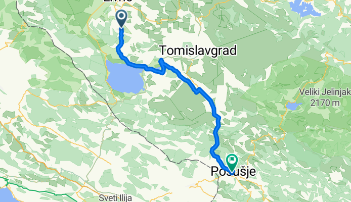 M6.1, Grad Livno to Domovinskog rata, Posusje