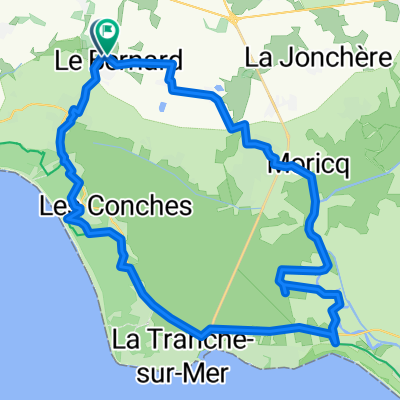 Boucle Vendée - Les angles - La Tranche - Longeville