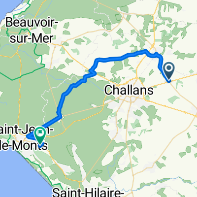 De Chemin de la Taillée à Chemin de la Rue Barrée