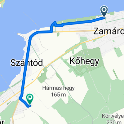 Fábián Gáspár utca, Zamárdi - Fácános utca, Szántód