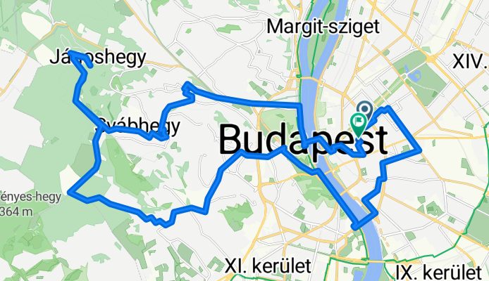 Király utca, Budapest to Király utca, Budapest