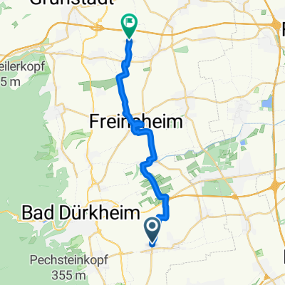 Von-Wieser-Straße, Friedelsheim nach Bissersheim