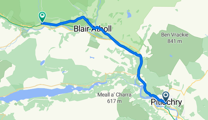 Pitlochry to Bruar