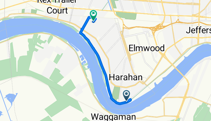 Stoneleigh Dr, Harahan to Dilton St, New Orleans