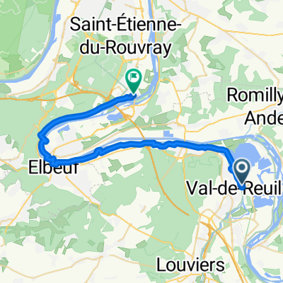 Val-de-Reuil to Oissel
