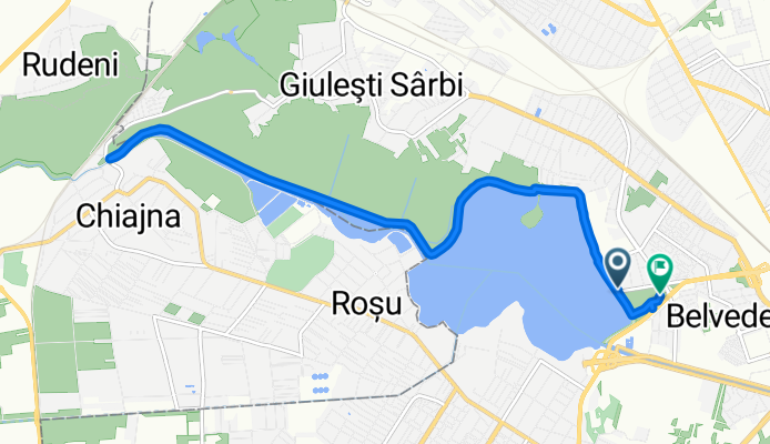 Aleea Lacul Morii, BucureČti to Pasaj CrângaČi, BucureČti