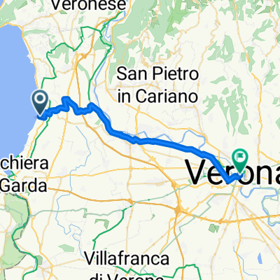 Lazise nach Piazza Brà, Verona