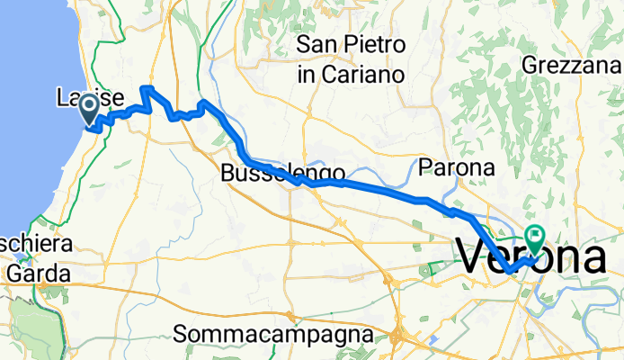 Lazise nach Piazza Brà, Verona