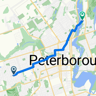 Fair Ave, Peterborough to Whitaker St, Peterborough