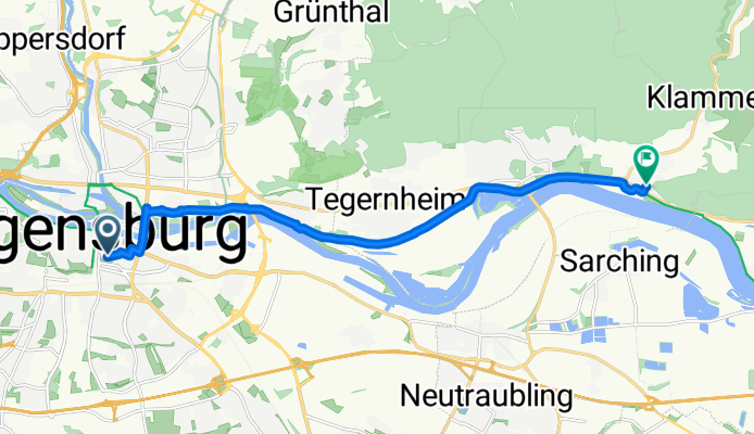 Von Regensburg bis Sulzbach an der Donau