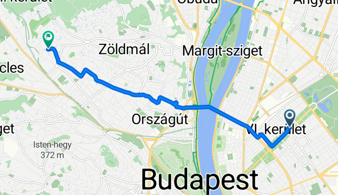 Andrássy út, Budapest - Battai utca, Budapest