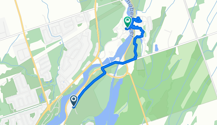 Armour Rd, Peterborough to W Bank Dr, Peterborough