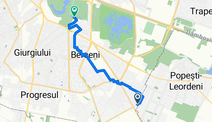 Route from Strada Sergent Ion Pechiu