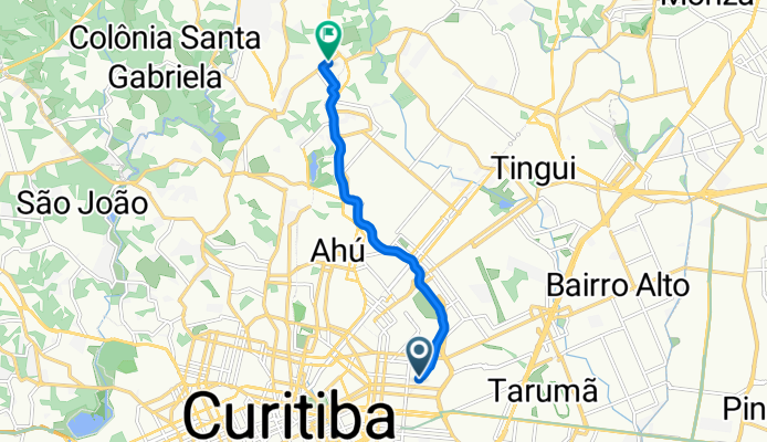 De Jardinete Poeta Leonardo Hencke a Rua Carmelina Cavassin