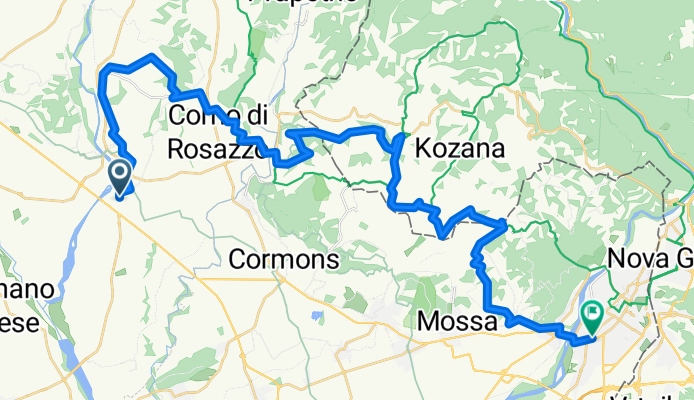 San Giovanni - Abazzia Rosazzo - Ruttars - Dobrovo - Gorizia