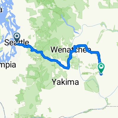 Route from Seattle