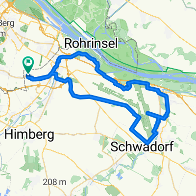 Start Bahnhof Kledering (43km) - Fischteich Mannswörth – Spotterhügel Runde von Kledering