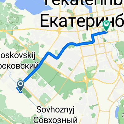 Верх-Исетский, Екатеринбург до улица Декабристов, Екатеринбург