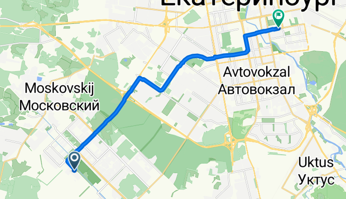 Верх-Исетский, Екатеринбург до улица Декабристов, Екатеринбург