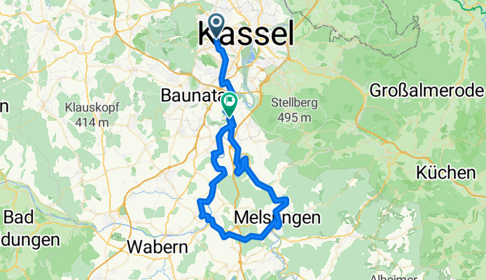 Von Kassel bis Baunatal