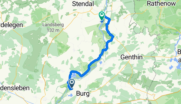 Alte Bergstraße nach Töpferstraße