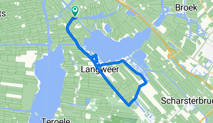 Wiederhergestellte Route