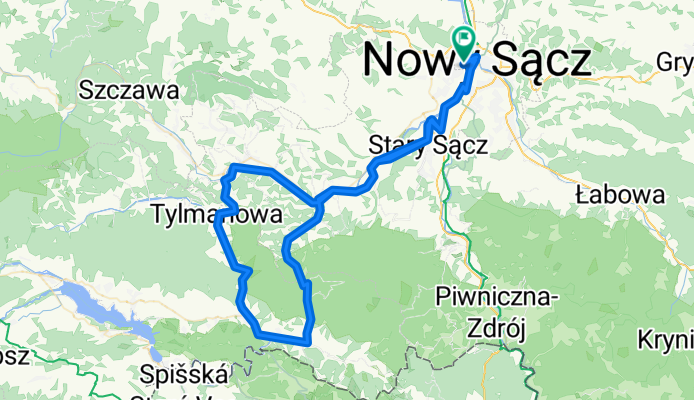 From Nowy Sacz to Krościenko nad Dunajcem