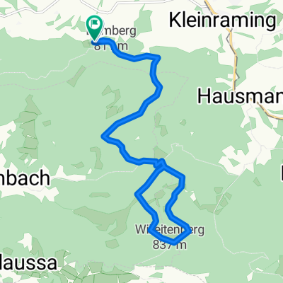 Route in Sankt Ulrich bei Steyr