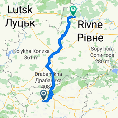 Рудка - Кременець - Тараканів - Дубно - Клевань