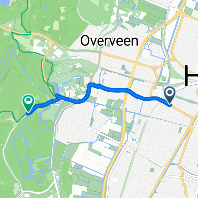Langendijkstraat, Haarlem to Duinlustweg, Overveen