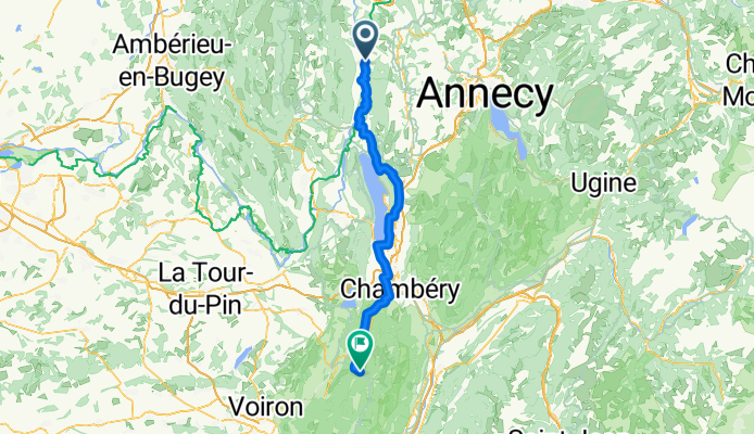 Route de Genève, Seyssel nach Route de la Cluse, Corbel