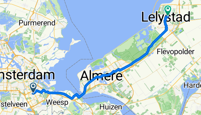 De Slinger, Duivendrecht naar Koopmanshof, Lelystad