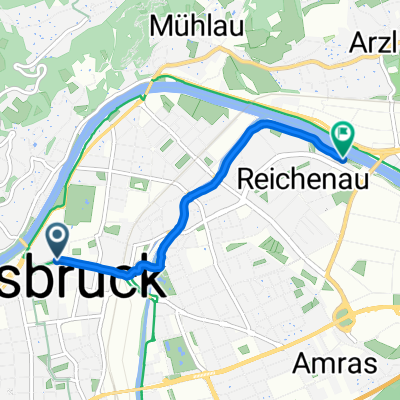 Herzog-Friedrich-Straße, Innsbruck to Reichenauer Straße, Innsbruck