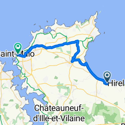 Hirel nach Avenue Louis Martin, Saint-Malo