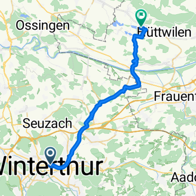 Falkenstrasse, Winterthur nach Hüttwilen