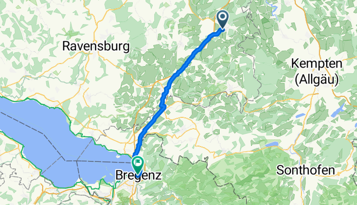 Leutkirch im Allgäu - Bregenz