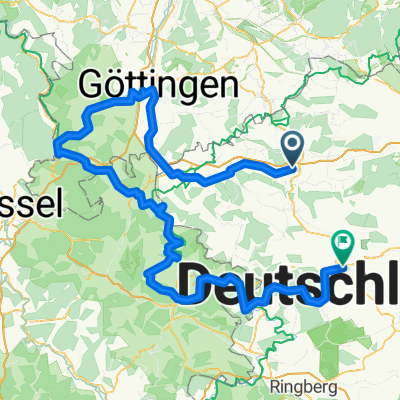 Von Leinefelde-Worbis bis Mühlhausen/Thüringen