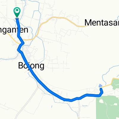 Jalan Raya Tegalsari to Jalan Raya Tegalsari