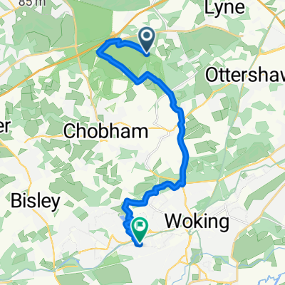 Route to Saint Johns Road